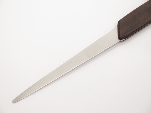 Vintage 1960s P-708/RB Seki Japan Wood 8.37" Desk Letter Opener Folding Knife