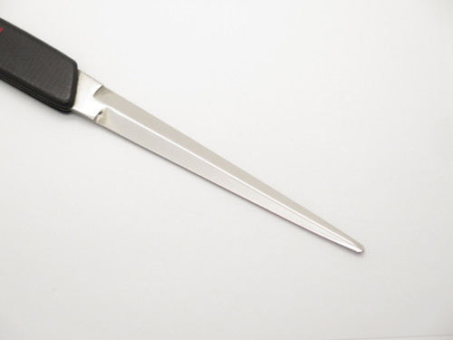 Vtg 70s P-708B Seki Japan Synthetic Black 8.37" Desk Letter Opener Folding Knife