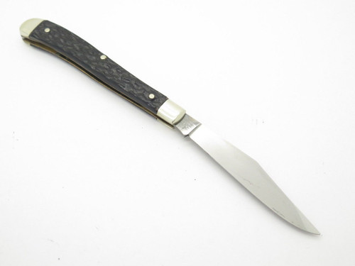 Vtg 1970s Boker Germany Tree Brand 94 1 Blade Trapper Folding Pocket Knife
