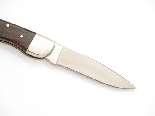 Vintage Muela ALCE Seki Japan Prototype Wood 3.37" Lockback Folding Pocket Knife