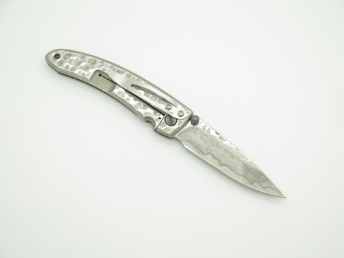 2010 Mcusta Seki Japan Tsuchi MC-113D VG-10 Damascus Small Folding Pocket Knife