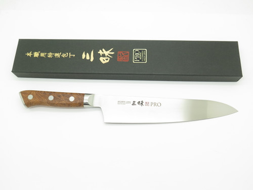 Mcusta Zanmai HK3005M Burl Seki Japan 210mm Japanese Kitchen Cutlery Chef Knife