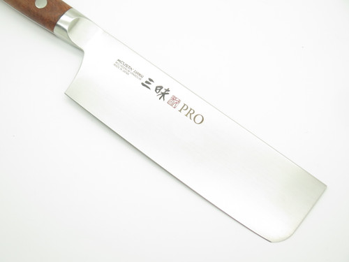 Mcusta Zanmai HK3008M Burl Seki Japan Nakiri 160mm Kitchen Cutlery Chef Knife