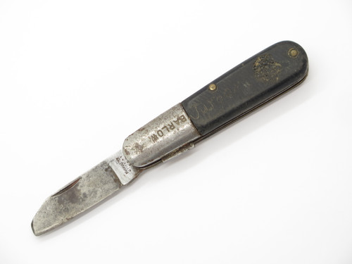 Vintage Kutmaster Utica NY USA 3.25" Handle Barlow Folding Knife -Broken