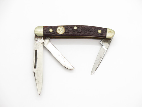 Vintage Boker Tree Brand USA 2.75" Folding Stockman Pocket Knife