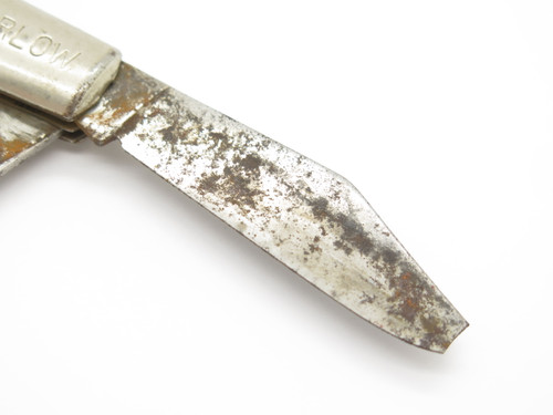 Vintage 1956-1988 Imperial Prov RI 3.375" Handle Barlow Folding Knife - Broken