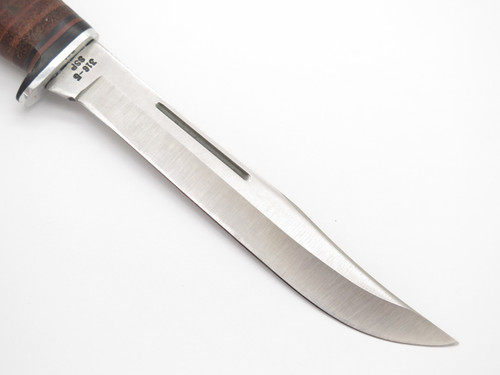 Vintage 1985 Case XX USA 316-5 FINN Fixed 5.125" Blade Hunting Knife