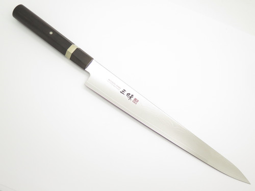 Mcusta Zanmai HZ3-3010D Seki Japan 255mm Damascus Kitchen Cutlery Slicing Knife