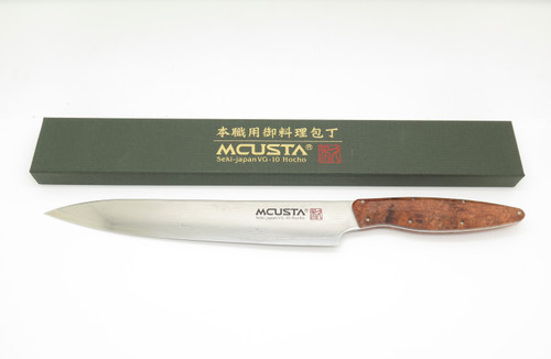 Mcusta Zanmai YMB-2006D Seki Japan 225mm Japanese Damascus Kitchen Slicer Knife