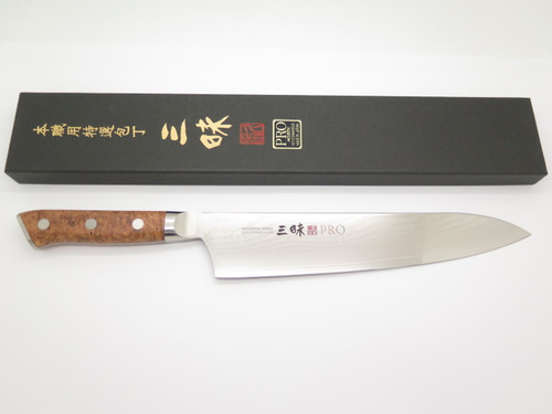 Mcusta Zanmai HK-3007D-B Seki Japan 240mm Japanese Damascus Kitchen Chef Knife