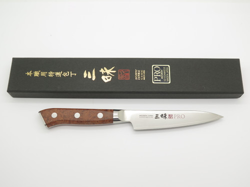 Mcusta Zanmai HK-3001D-A Seki Japan Paring 110mm Japanese Damascus Kitchen Knife