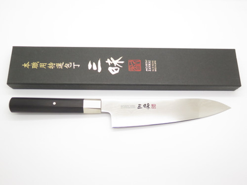 Mcusta Zanmai HZ2-3004D Seki Japan 180mm Japanese Damascus Kitchen Chef Knife