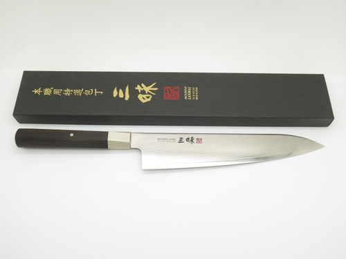 Mcusta Zanmai HZ2-3005D Seki Japan 210mm Japanese Damascus Kitchen Chef Knife