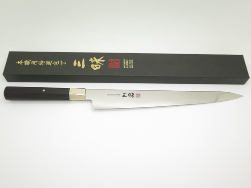 Mcusta Zanmai HZ2-3010D Seki Japan 255mm Damascus Kitchen Cutlery Slicing Knife
