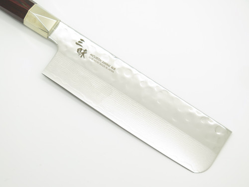 Mcusta Zanmai Seki Japan 165mm Japanese Nakiri Damascus Kitchen Cutlery Knife