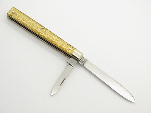1990s Case XX GS 285 Gold Glitter Solingen Doctor Folding Pocket Knife