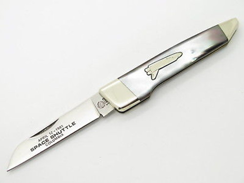 Vtg '81 TS Parker Seki Japan Columbia Space Shuttle Pearl Folding Knife