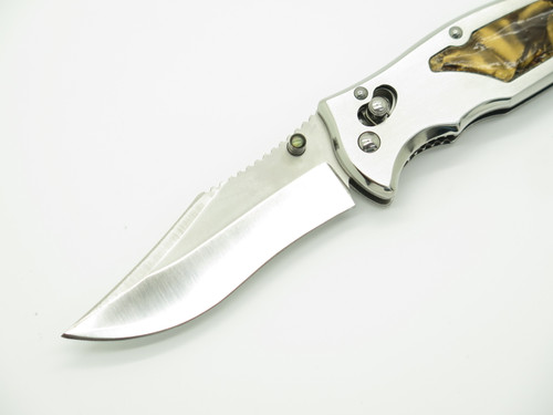 SOG Stingray 2.0 Seki Japan Customized Gold Inlay Folding Pocket Knife