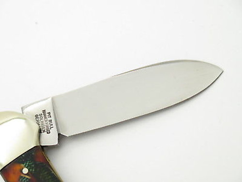 Vtg 1997 Bulldog Brand Solingen Canoe Folding Pocket Knife Celluloid