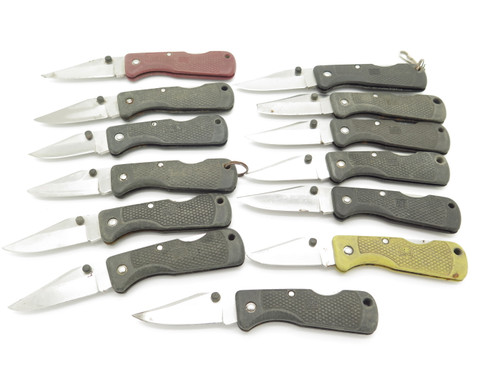 Vintage SOG Specialty Knives Seki Japan Small Folding Pocket Knife (Lot of 13)