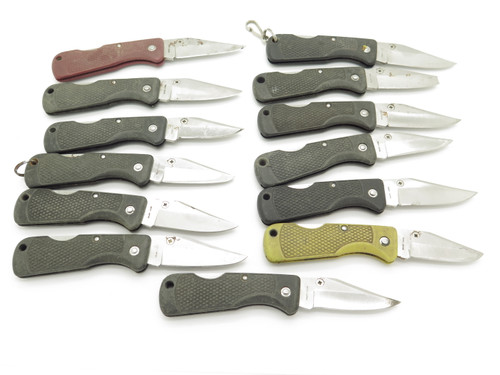 Vintage SOG Specialty Knives Seki Japan Small Folding Pocket Knife (Lot of 13)