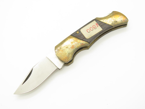 Vintage 1970s Prototype Japan Mini 2.2" Stainless Folding Lockback Pocket Knife