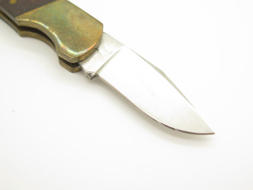 Vintage 1970s Prototype Japan Mini 2.2" Stainless Folding Lockback Pocket Knife