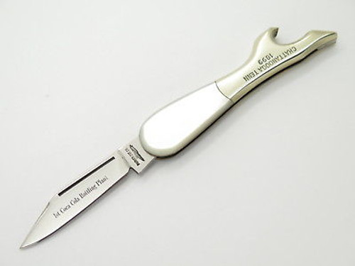 Vtg Parker Seki Japan 1899 Coca Cola Plant Pearl Folding Pocket Leg Knife