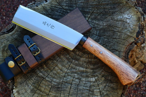 Masano Toyokuni Japan TKA-029 Takuminata Left Fixed Blade Nata Hatchet Knife
