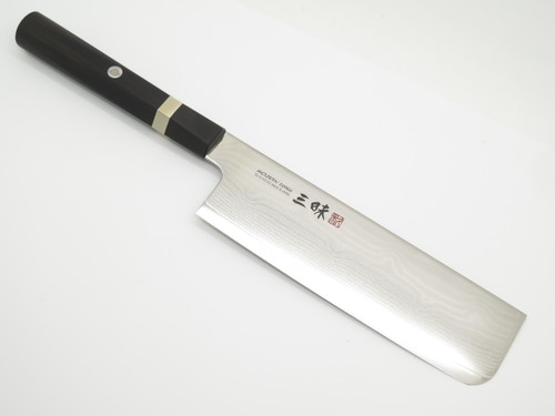 Mcusta Zanmai Seki Japan Nakiri 165mm Damascus Japanese Kitchen Cutlery Knife