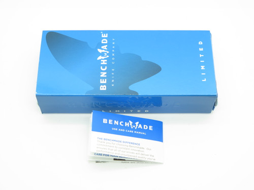 Empty Box only for Benchmade USA 615BK-1501 Mini Rukus Folding Pocket Knife