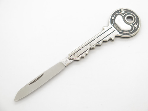 Vintage Henckels Key Inox Solingen Germany Folding Keychain Pocket Knife
