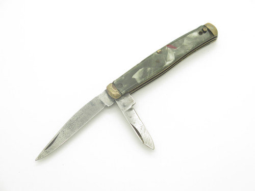Vintage Unmarked (Colonial / Imperial) USA Small 2 Blade Folding Pocket Knife