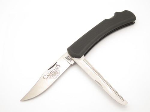 Vintage Camillus New York USA Saw Blade Folding Hunter Camp Hunting Knife