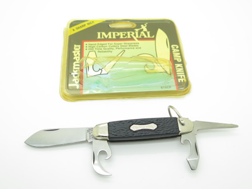 Vintage Schrade Imperial Kamp King Ireland Multi Tool Folding Pocket Camp Knife