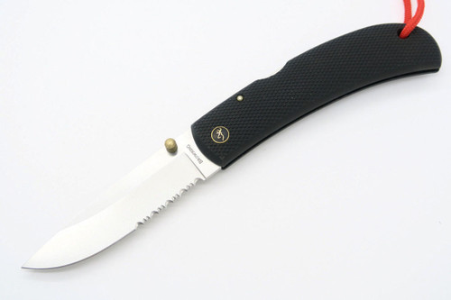 Vtg Browning 708 Seki Japan AUS-8A Folding Hunter Lockback Hunting Knife