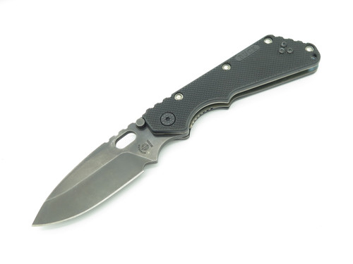 2011 Buck 889 SBMF Strider 420HC Black Blade Tactical Folding Pocket Knife