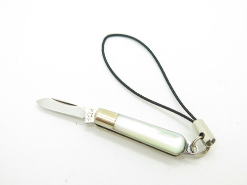 Vtg Mamoru Katoh Seki Japan Miniature Keychain Mini Pearl Folding Pocket Knife