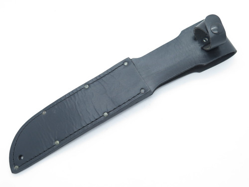 Ontario USN MK 2 Leather Fighting Knife Sheath Long 7" Fixed Blade Ka-bar *blem