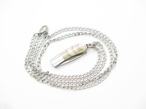 Inagaki Seki Japan Miniature Keychain Mini Jewelry Paua Shell Folding Neck Knife