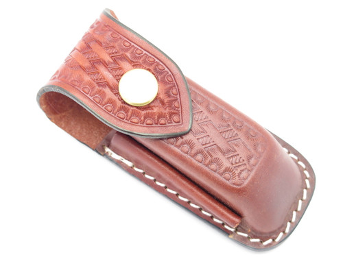Victorinox Swiss Army XL Leather Folding Knife Tool Sheath Cybertool Craftsman