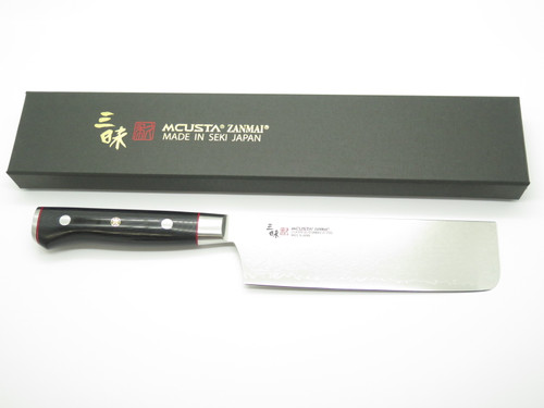 Mcusta Zanmai Classic Pro Nakiri 165mm Seki Japanese Damascus Kitchen Chef Knife