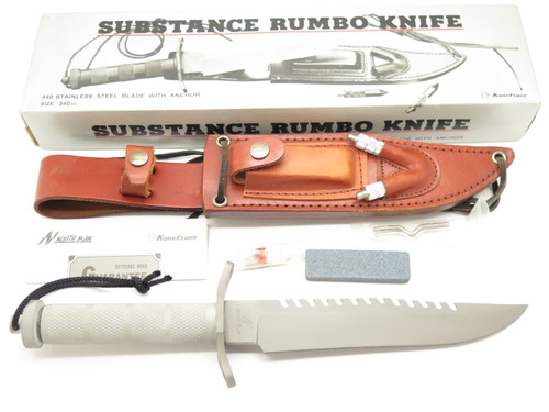 Vtg Kanetsune Seki Japan Fixed Bowie Survival Knife Lile & Rambo Inspired