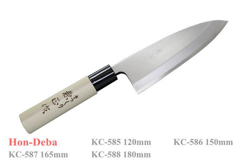Kanetsune Seki Japan KC-585 Hon-Deba Stainless Steel 120mm Kitchen Cutlery Knife