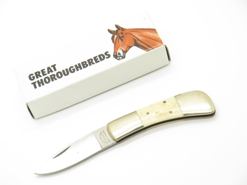 Vintage 1978-82 Parker Brothers Seizo Imai Seki Japan Bone Folding Knife (C)