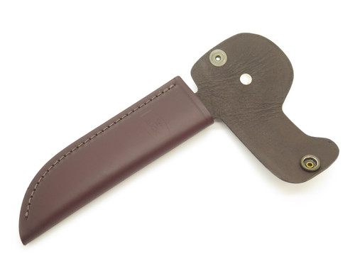 Buck 119 Special Fixed 6" Blade Knife Burgundy Leather Sheath