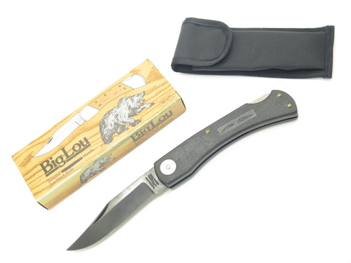 Vintage 1980s Parker Imai Seki Japan K139-D Black 5" Folding Hunter Knife