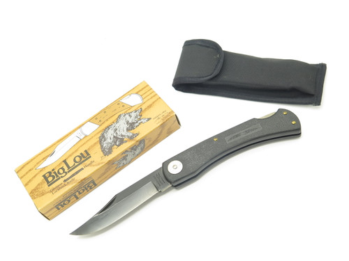 Vintage 1980s Parker Imai Seki Japan K139-E Black 5" Folding Hunter Knife