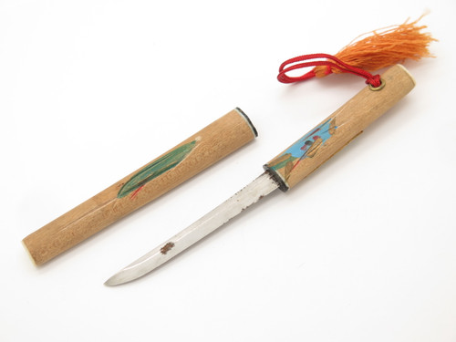 Vtg 1950s-60s (Seki) Japan 4.375" Mini Japanese Katana Tanto Sword Letter Opener