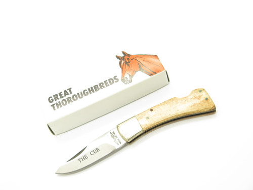 Vintage 1976-1978 Parker Frost Imai Seki Japan Folding Bone 3.12" Lockback Knife